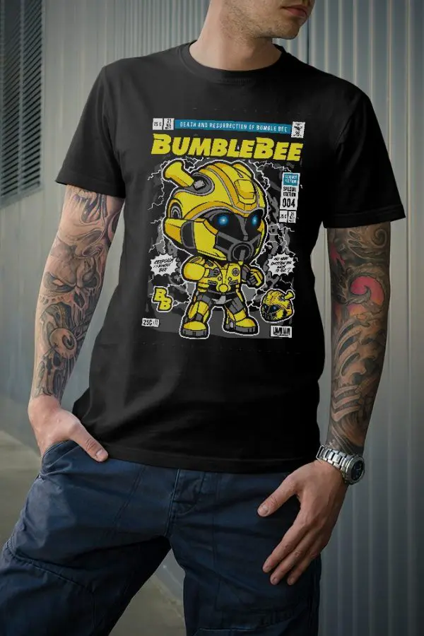 01 tshirt bumbelbee noir T-shirt Bumble Bee