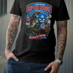 T-shirt Captain América