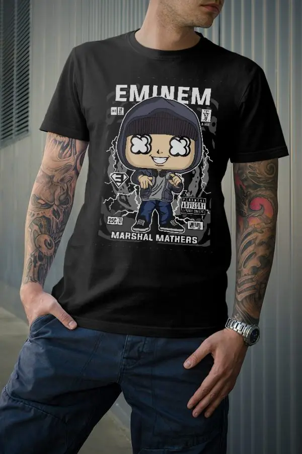 01 tshirt eminem noir T-shirt Eminem