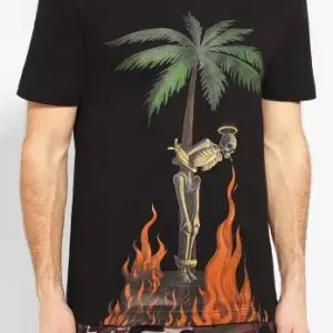 T-shirt Palm Angels Flammes