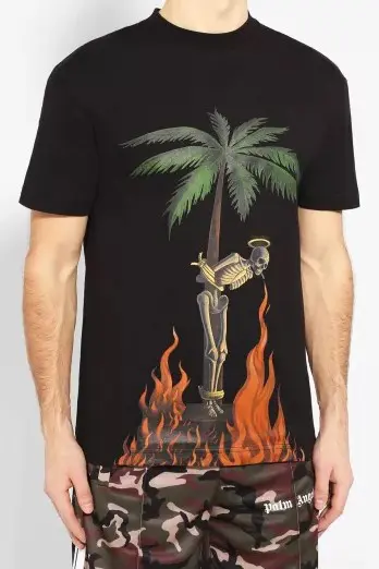 Capture decran 2023 04 03 103716 T-shirt Palm Angels Flammes